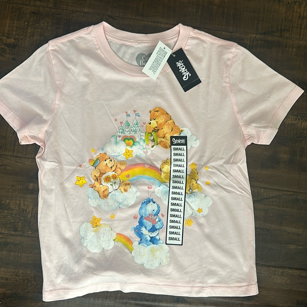 NWT Care Bears Crop Spencer’s T Size S & M - Picture 1 of 3